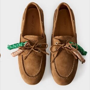 Aritzia x Sperry Women's Brown Suede Loafers